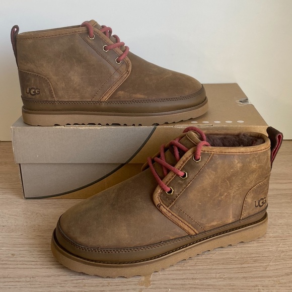UGG Neumel Brown Men Ankle Boot - Size 6 M - W 7.5